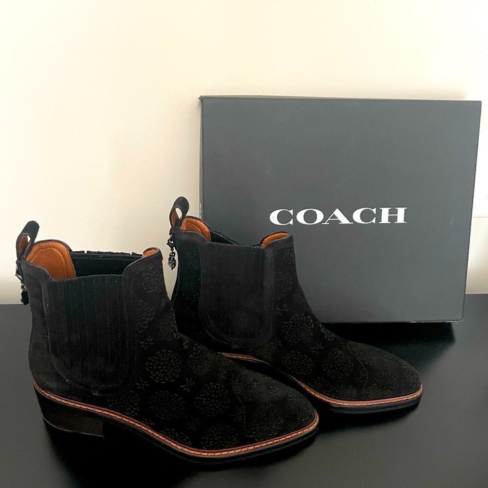 Women’s Coach Black Booties